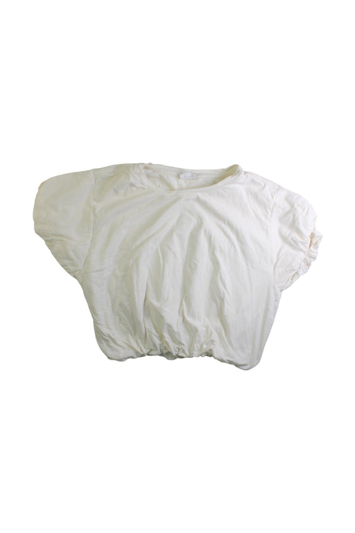 A White Short Sleeve Tops from Seed in size 10Y for girl. (Front View)