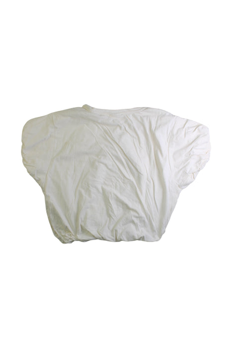 A White Short Sleeve Tops from Seed in size 10Y for girl. (Back View)