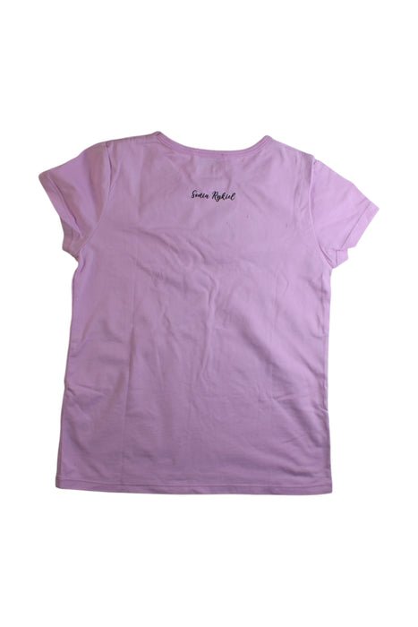 A Purple Short Sleeve T Shirts from Sonia Rykiel in size 10Y for girl. (Back View)