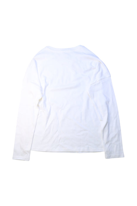 A White Long Sleeve Tops from Chloe in size 10Y for girl. (Back View)