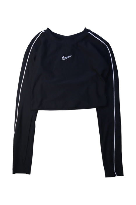 A Black Active Tops from Nike in size 11Y for girl. (Front View)