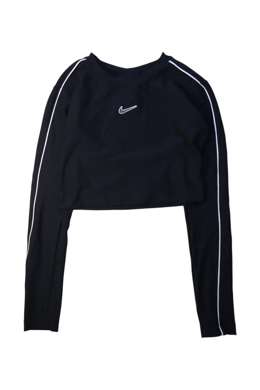 A Black Active Tops from Nike in size 11Y for girl. (Front View)