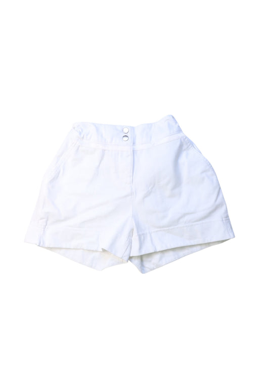 A White Shorts from Poivre Blanc in size 10Y for girl. (Front View)