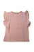 A Brown Short Sleeve Tops from Petit Bateau in size 10Y for girl. (Back View)
