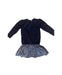 A Navy Long Sleeve Dresses from Polo Ralph Lauren in size 3T for girl. (Back View)