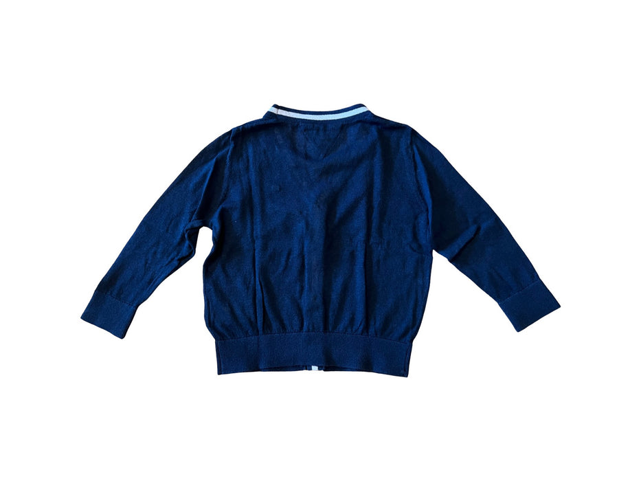 A Navy Cardigans from Tommy Hilfiger in size 4T for boy. (Back View)