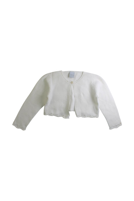 A White Cardigans from Pepa London in size 3T for girl. (Front View)