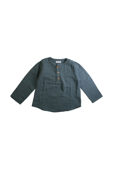 A Green Long Sleeve Shirts from Jamie Kay in size 2T for neutral. (Front View)