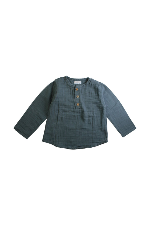 A Green Long Sleeve Shirts from Jamie Kay in size 2T for neutral. (Front View)