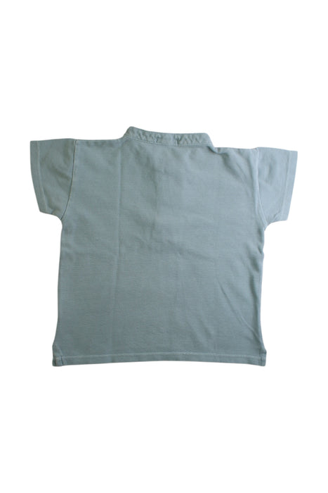A Blue Short Sleeve Polos from La Coqueta in size 2T for boy. (Back View)