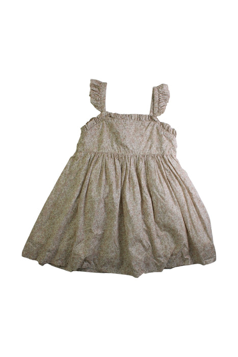 A Beige Sleeveless Dresses from Jamie Kay in size 3T for girl. (Back View)