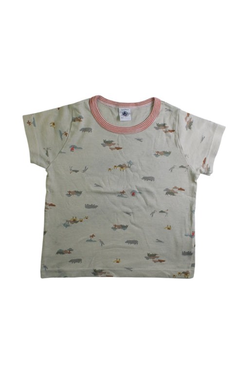 A Multicolour Short Sleeve Tops from Petit Bateau in size 3T for boy. (Front View)