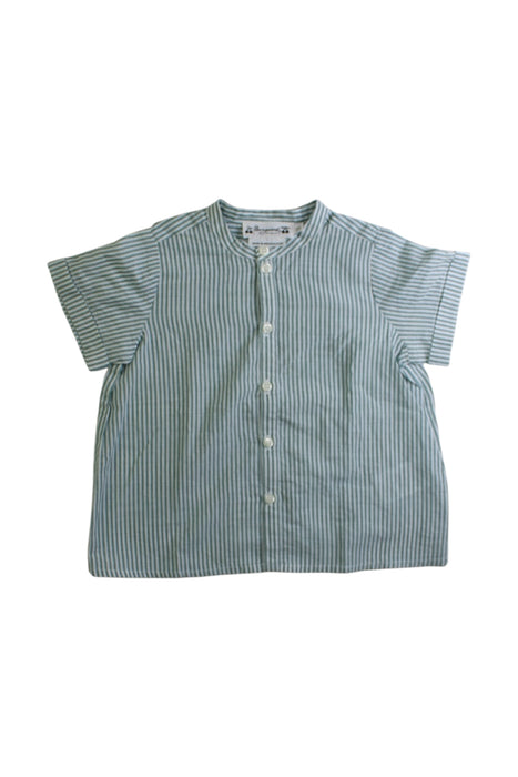 A Green Long Sleeve Shirts from Bonpoint in size 2T for boy. (Front View)
