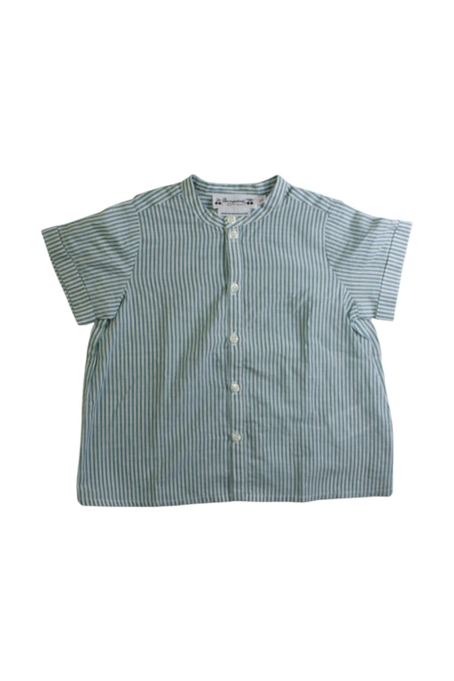 A Green Long Sleeve Shirts from Bonpoint in size 2T for boy. (Front View)