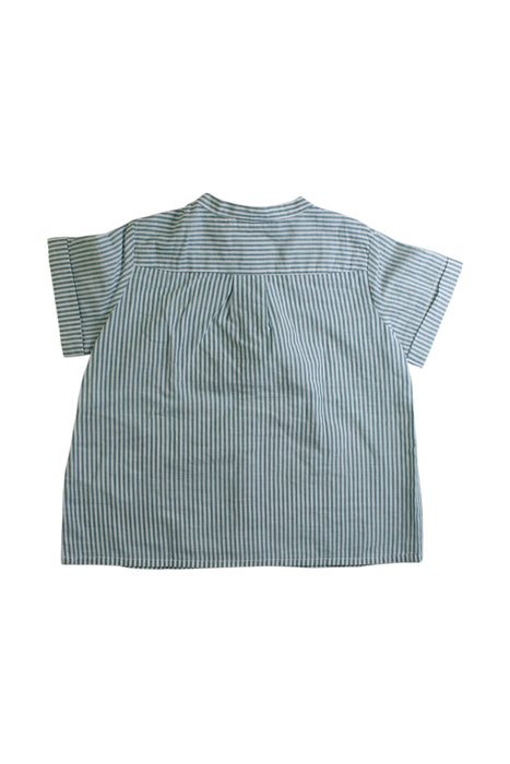 A Green Long Sleeve Shirts from Bonpoint in size 2T for boy. (Back View)