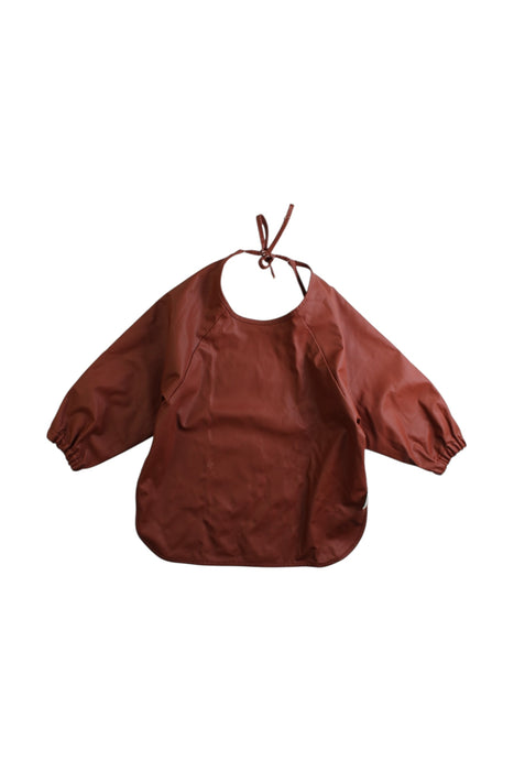 A Burgundy Bibs from Konges Sløjd in size 12-18M for neutral. (Front View)