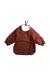 A Burgundy Bibs from Konges Sløjd in size 12-18M for neutral. (Front View)