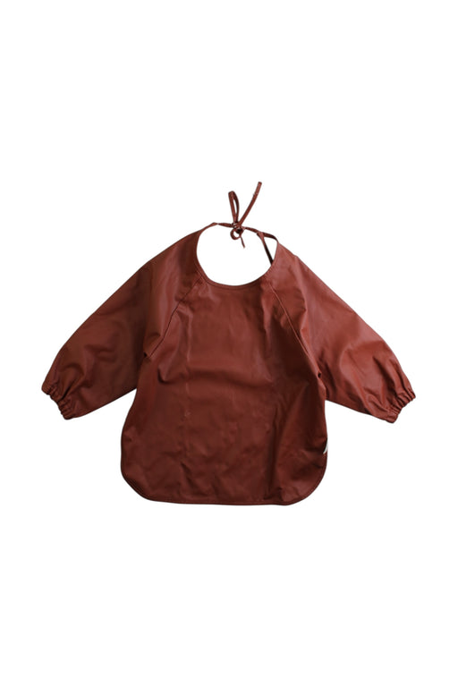 A Burgundy Bibs from Konges Sløjd in size 12-18M for neutral. (Front View)