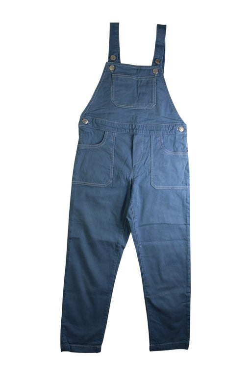A Blue Long Overalls from Bonpoint in size 8Y for girl. (Front View)