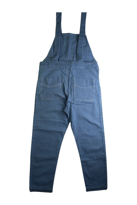 A Blue Long Overalls from Bonpoint in size 8Y for girl. (Back View)