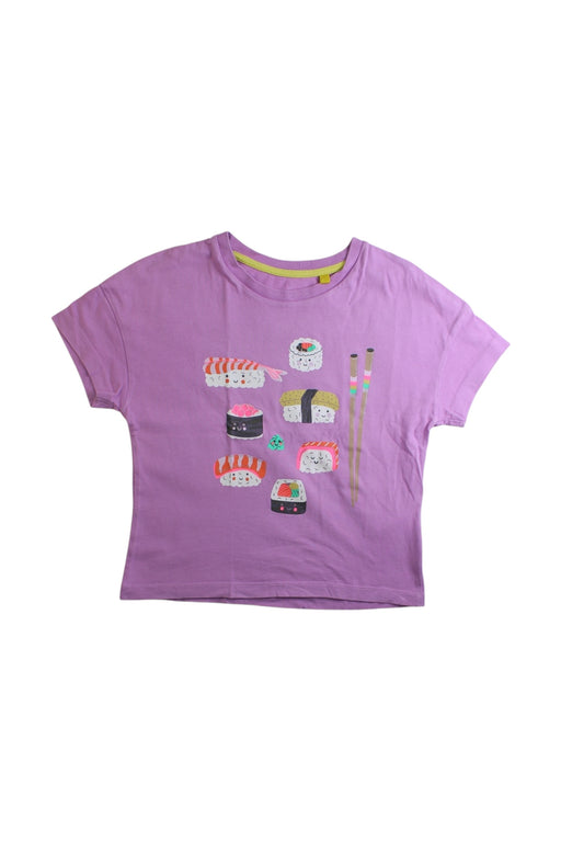 A Purple Short Sleeve T Shirts from Boden in size 5T for girl. (Front View)