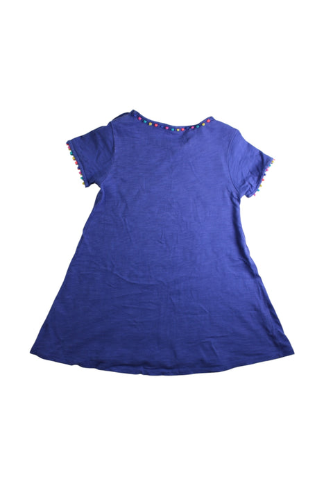 A Blue Short Sleeve Dresses from Boden in size 4T for girl. (Back View)