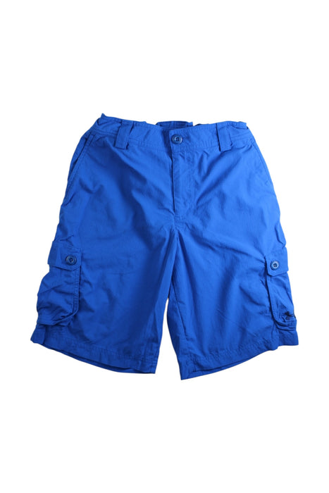 A Blue Shorts from Under Armour in size 14Y for girl. (Front View)