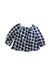 A Blue Long Sleeve Tops from Crewcuts in size 4T for girl. (Front View)
