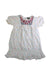 A Multicolour Short Sleeve Dresses from Velveteen in size 5T for girl. (Front View)