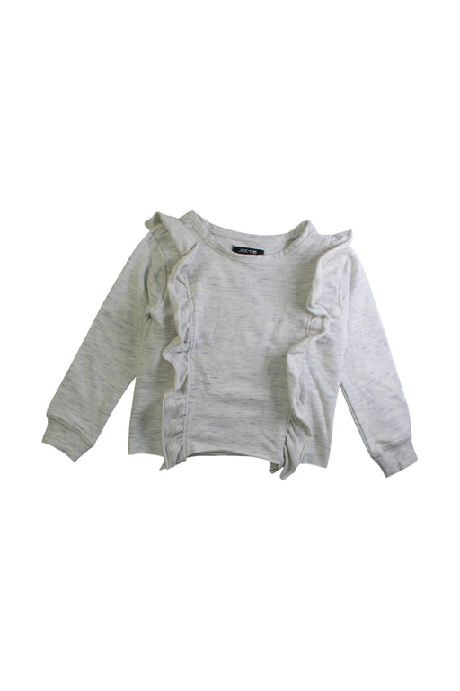 A Grey Long Sleeve Tops from Joe's Jeans in size 4T for girl. (Front View)