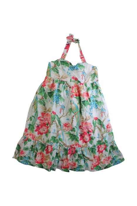 A Multicolour Sleeveless Dresses from Janie & Jack in size 4T for girl. (Front View)
