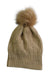 A Beige Winter Hats from Seed in size 4T for girl. (Back View)