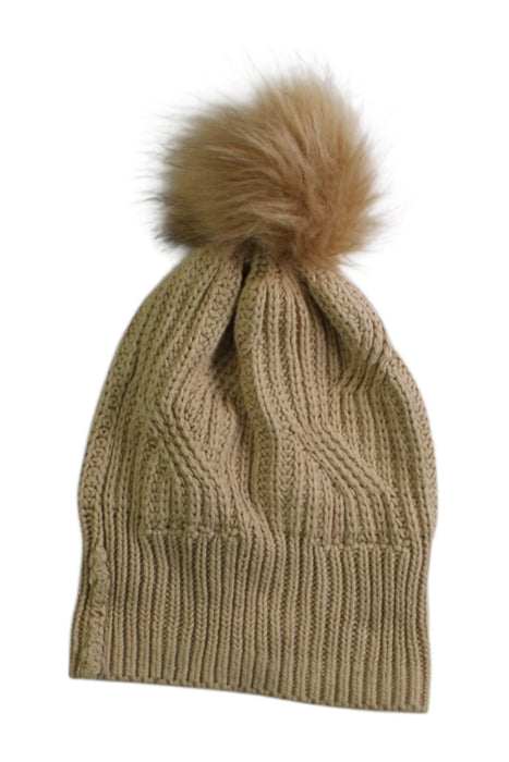 A Beige Winter Hats from Seed in size 4T for girl. (Back View)