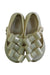 A Ivory Flats from Mini Melissa in size 3T for girl. (Back View)
