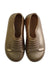A Gold Slippers from Mini Melissa in size 4T for girl. (Back View)