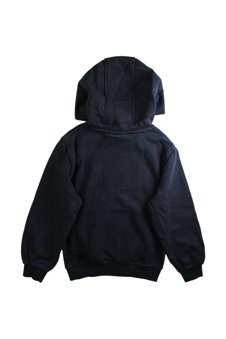 A Black Hooded Sweatshirts from Nike in size 10Y for boy. (Back View)