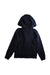 A Navy Zippered Sweatshirts from Moncler in size 10Y for boy. (Back View)