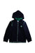 A Navy Zippered Sweatshirts from Jacadi in size 12Y for boy. (Front View)