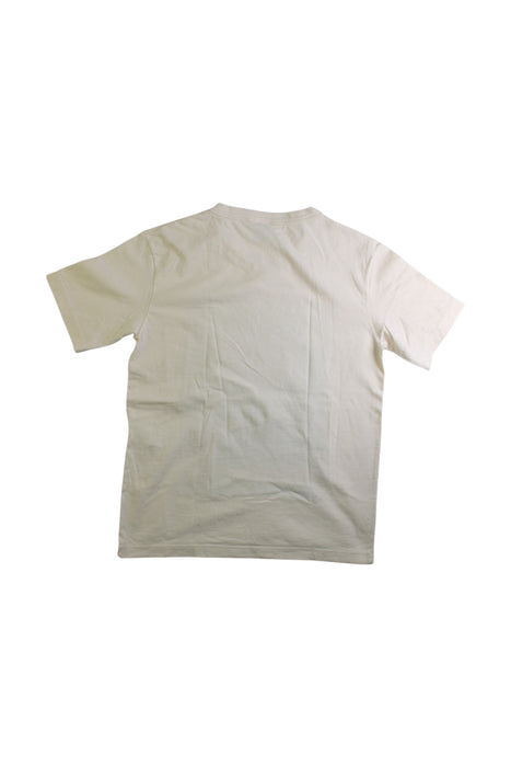 A Beige Short Sleeve T Shirts from Petit Bateau in size 12Y for boy. (Back View)