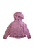 A Pink Lightweight Jackets from Moncler in size 6T for girl. (Front View)