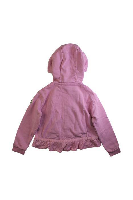 A Pink Lightweight Jackets from Moncler in size 6T for girl. (Back View)