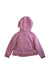 A Pink Lightweight Jackets from Moncler in size 6T for girl. (Back View)