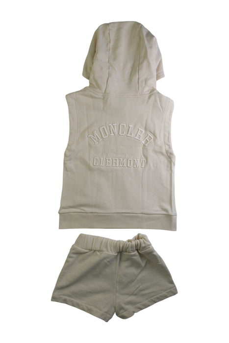 A Ivory Shorts Sets from Moncler in size 6T for girl. (Back View)