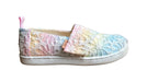 A Multicolour Slip Ons from Toms in size 5T for girl. (Back View)