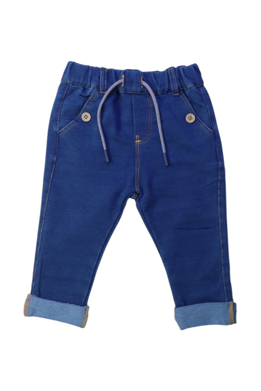 A Blue Casual Pants from Chicco in size 6-12M for boy. (Front View)