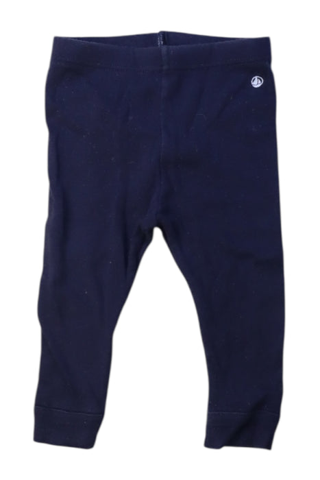 A Navy Leggings from Petit Bateau in size 3-6M for girl. (Front View)