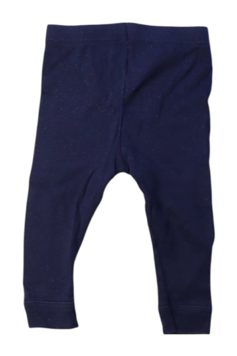 A Navy Leggings from Petit Bateau in size 3-6M for girl. (Back View)