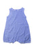 A Blue Sleeveless Rompers from Petit Bateau in size 6-12M for boy. (Back View)