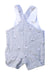 A Grey Overall Shorts from The Little White Company in size 6-12M for girl. (Back View)