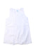 A White Sleeveless Rompers from Petit Bateau in size 6-12M for girl. (Back View)